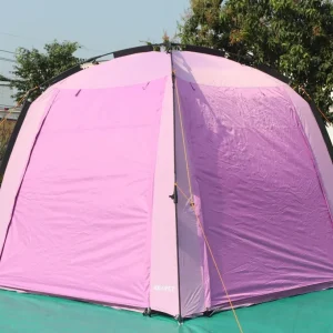 4-ovinen näyttelyteltta 2,5m x 2,5m, Double-Pink