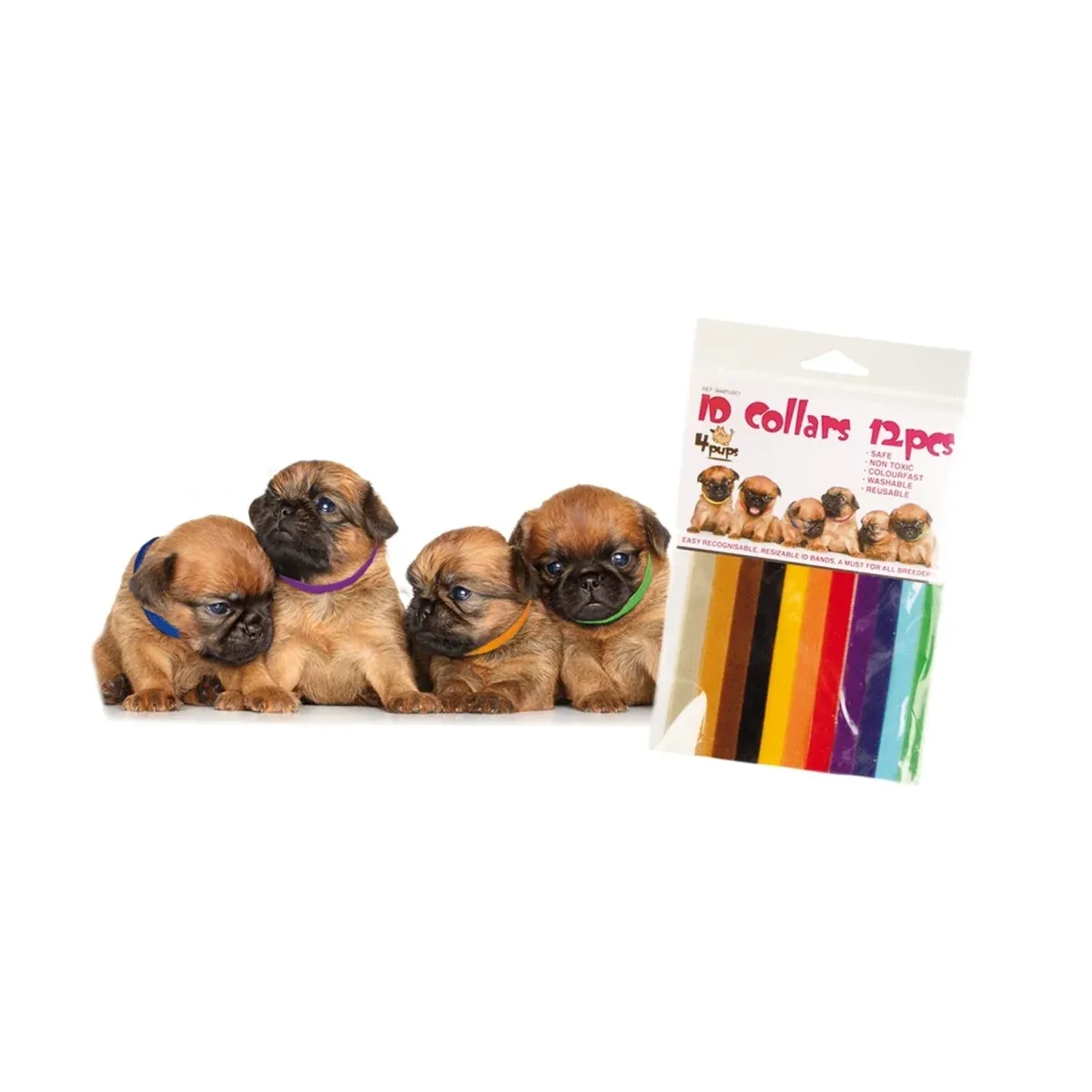 4Pups Koiranpentujen Merkkauspannat 12kpl
