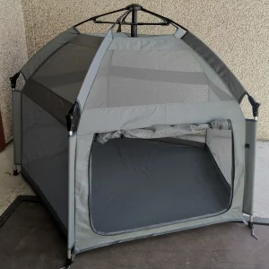 5-kulmio pikateltta lemmikeille, L-koko, 145cm*95cm(h), Harmaa