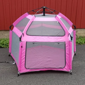 5-kulmio pikateltta lemmikeille, L-koko, 145cm*95cm(h), Pink