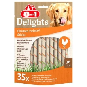 8in1 Delights Twisted Sticks kana pienikokoisille koirille