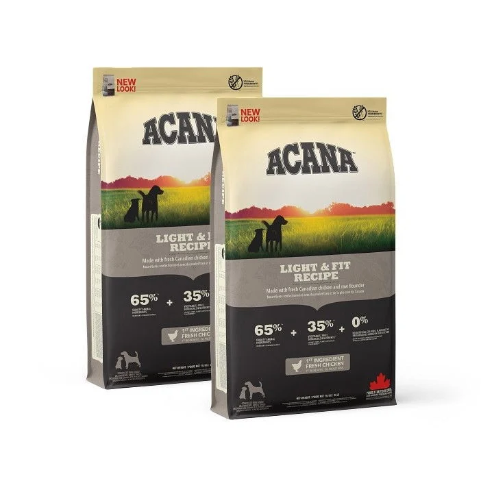 Acana Dog Light & Fit 2 x 11,4 kg