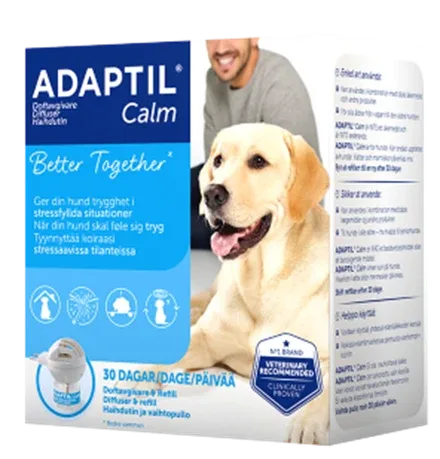 Adaptil Calm haihdutin ja liuos – Feromoni koirille
