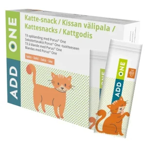 Add One® Salmon – Makutahna avuksi tukiravinteiden antoon kissoille 30×10 g