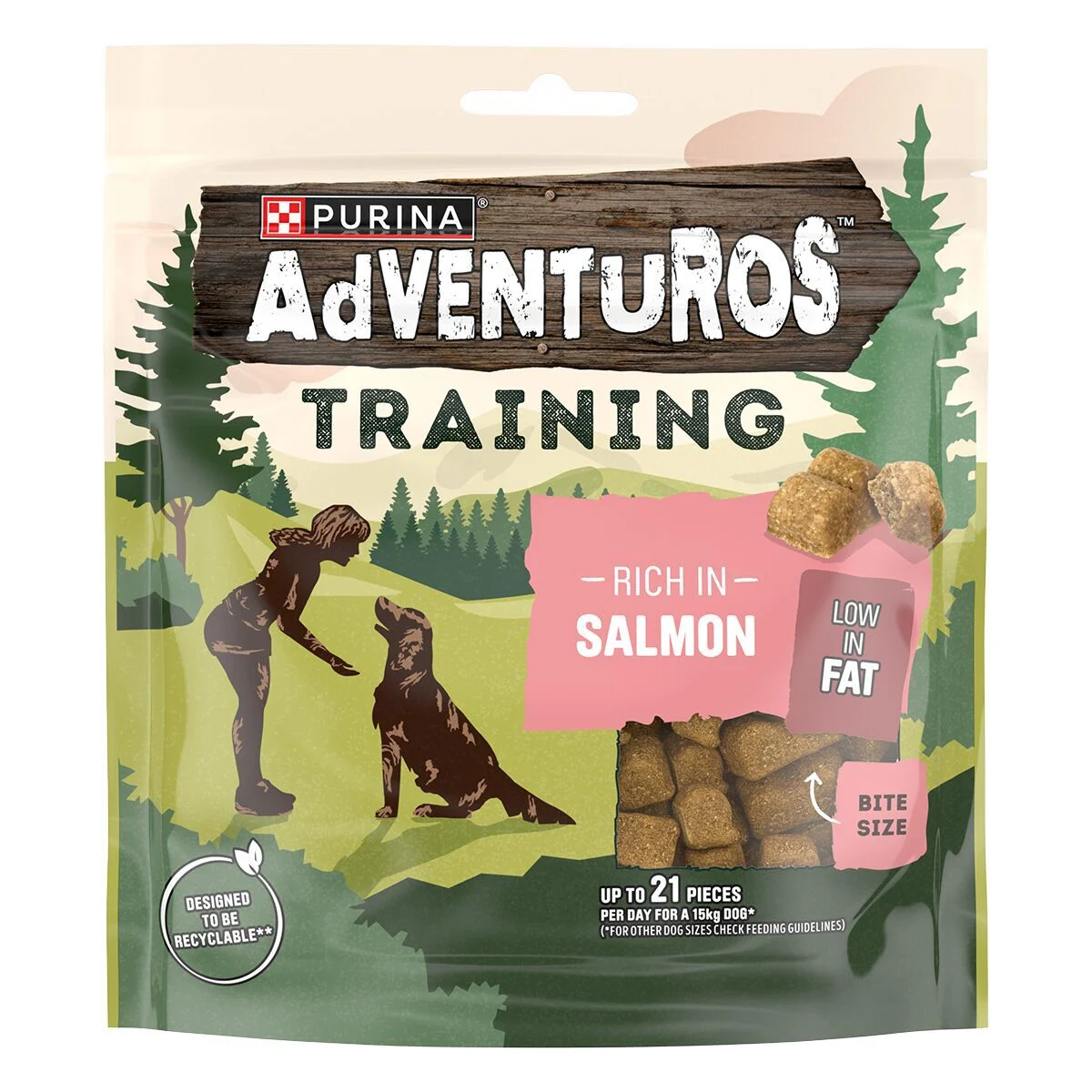 Adventuros Training Snacks lohi 115 g
