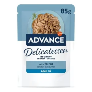 18 + 6 kaupan päälle! 24 x 85 g Affinity Advance Delicatessen in Sauce 24 x 85 g tonnikala