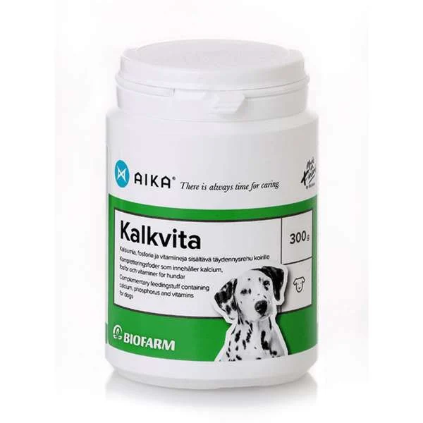 AIKA Kalkvita – Vitamiini- ja hivenainelisä koirille 300 g - Image 2