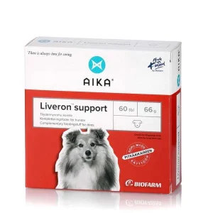 AIKA Liveron support – Koirille maksan toiminnan tukemiseksi 60 tabl.