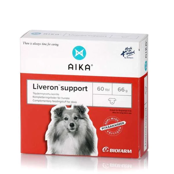 AIKA Liveron support – Koirille maksan toiminnan tukemiseksi 60 tabl. - Image 2