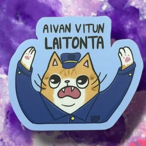 Aivan vitun laitonta – Säänkestävä tarra