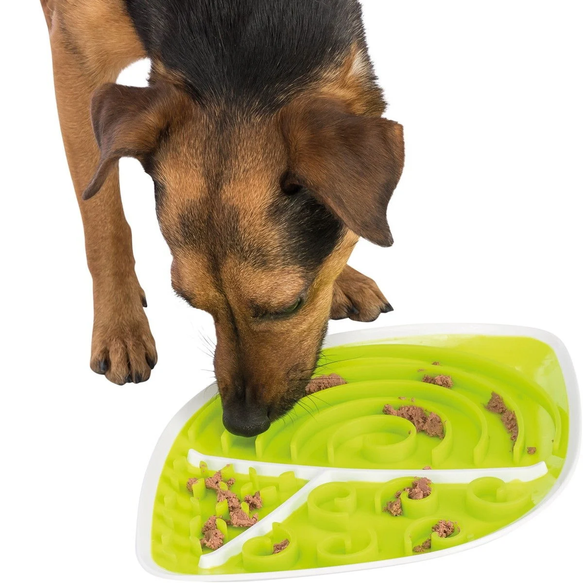 Aktivointilelu Trixie Lick’n’Snack Plate lehti