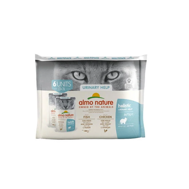 Almo Nature Holistic cat Urinary Help 6x70g