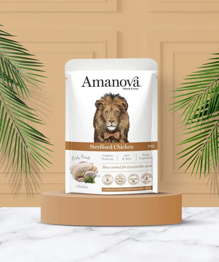Amanova Cat Adult Sterilised kana 85g