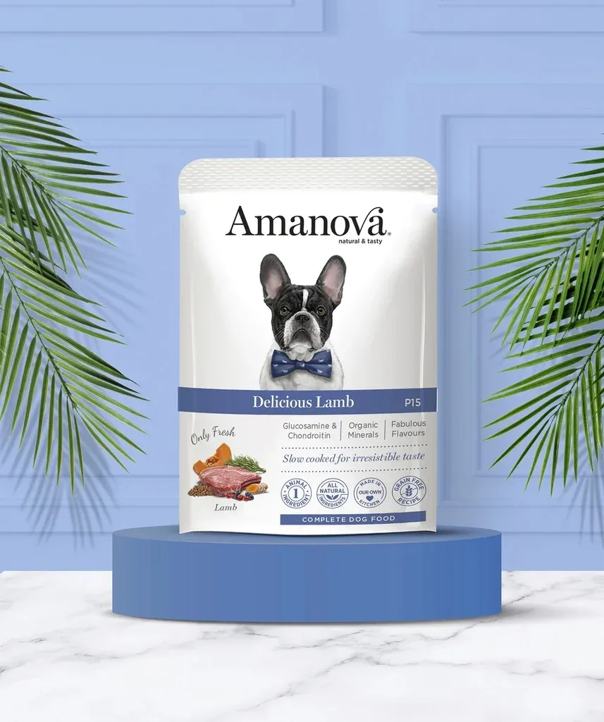 Amanova Dog Adult Delicious Lammas&Kurpitsa 100g