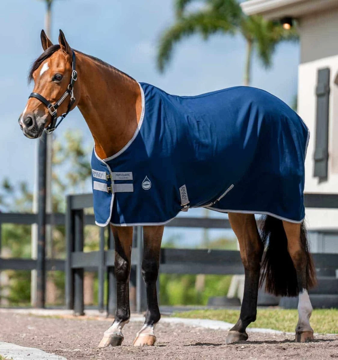 Amigo Stable Sheet Navy