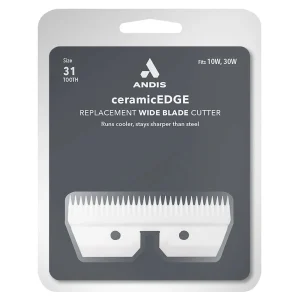 Andis Ceramic Fine-Tooth -vaihtoleikkuuterä 10 ja 30 Wide