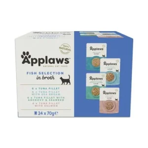 Applaws Cat Natural Fish Selection liemessä, 24 x 70 g kalavalikoima (4 vaihtoehtoa)