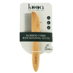Bambuinen kooa-kampa, pyörivät piikit P 21,5 x L 5,5 cm