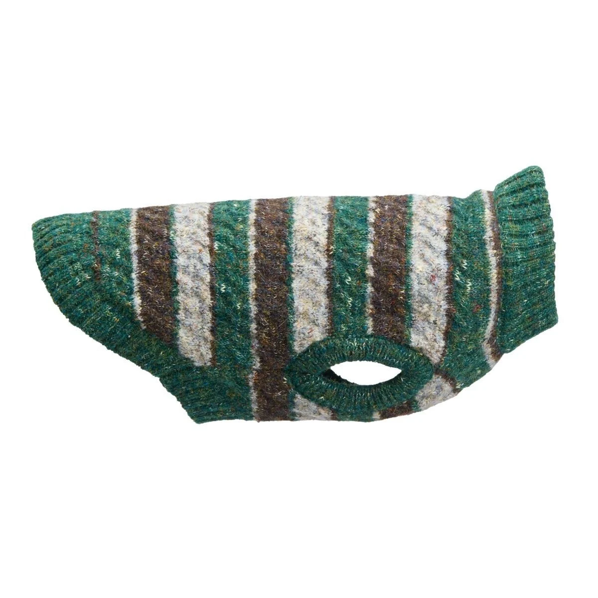 Basic Recy Stripe neule, vihreä