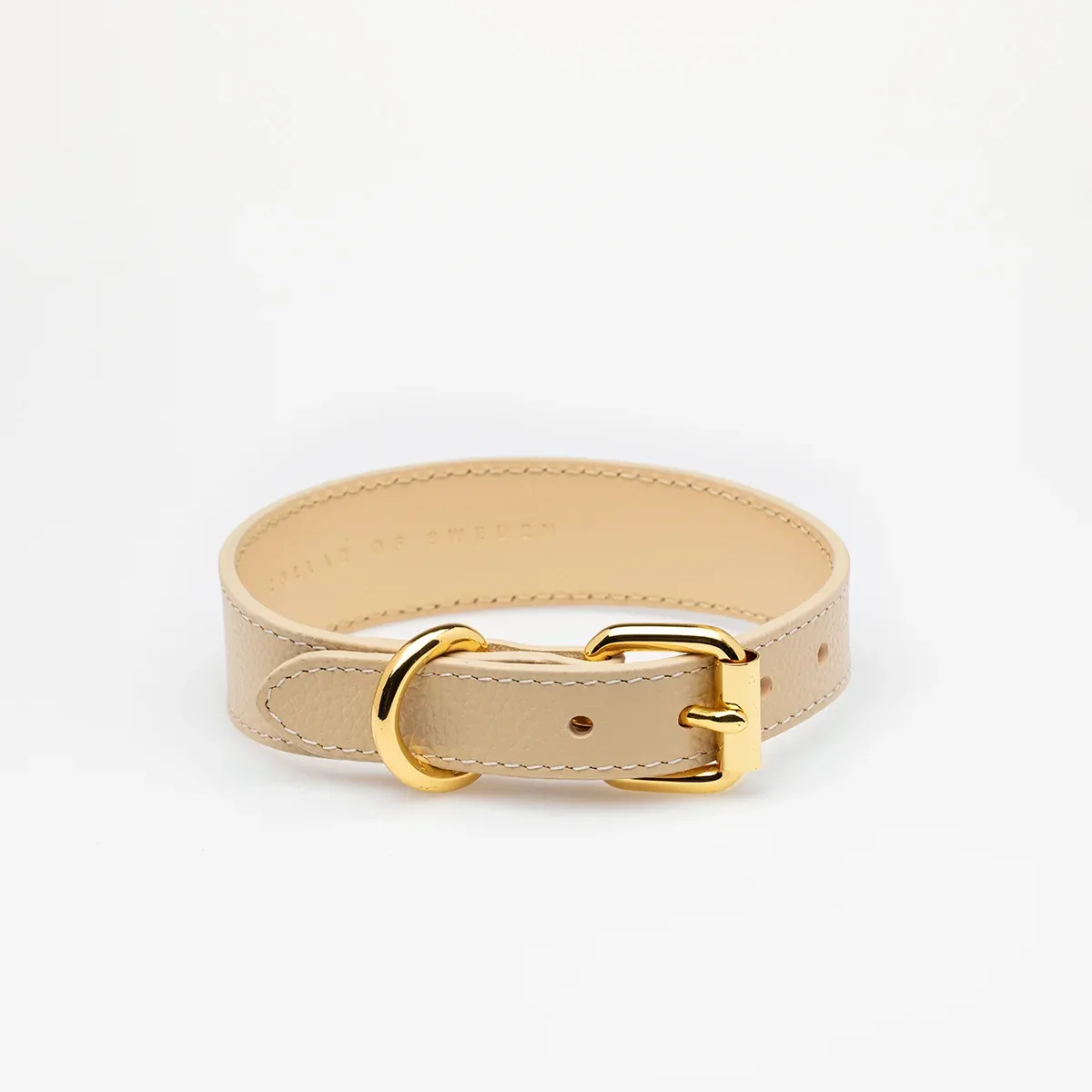Beige Dog Collar Thin