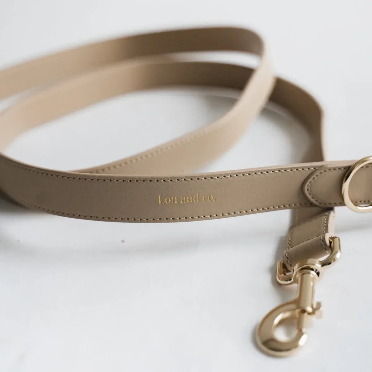 Beige talutushihna 190 cm – Vegaaninahkaa