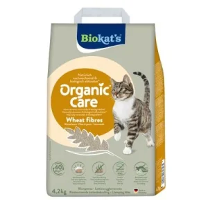 Biokat's Organic Care Wheat Fibres kissanhiekka 4,2 kg