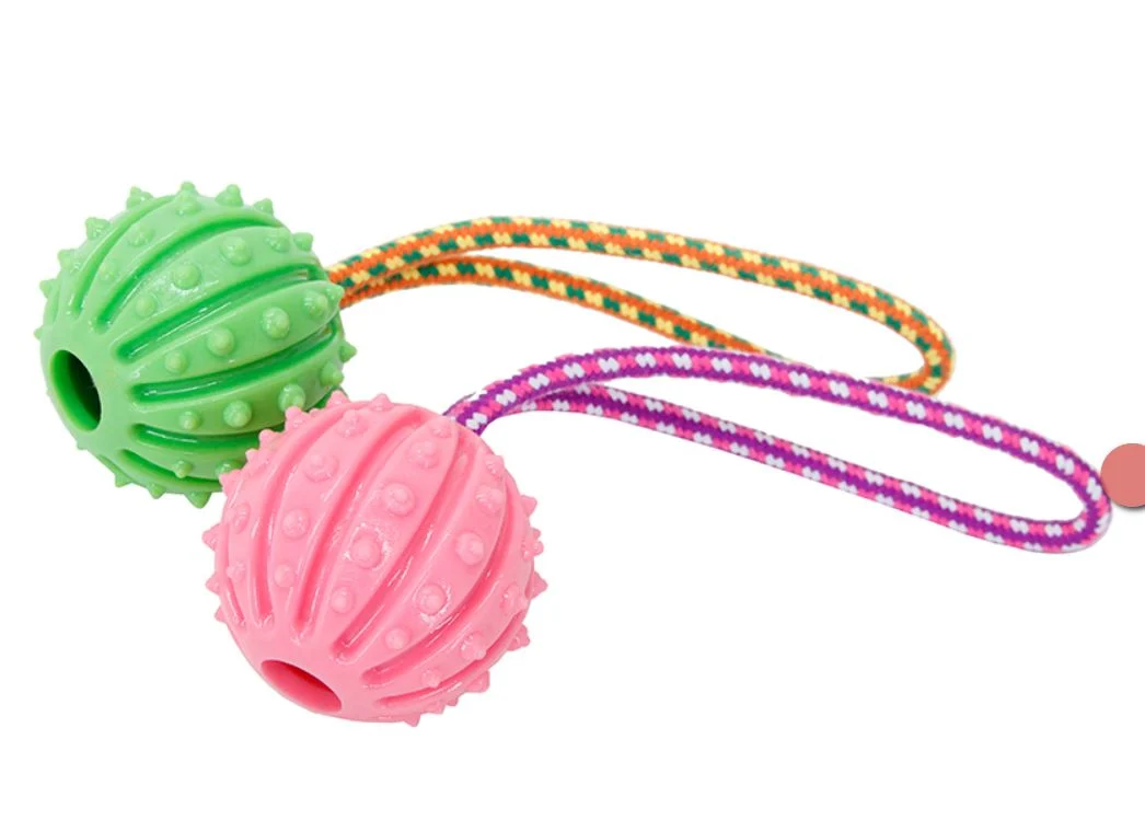 Boogie Koiran kumilelu Nystyräpallo köydellä, 9 cm