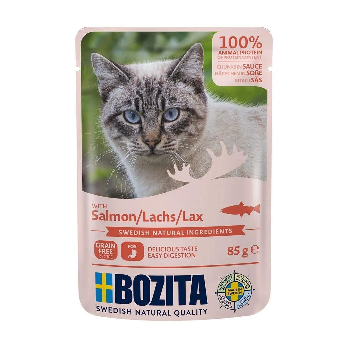 Bozita Feline lohta kastikkeessa 85g