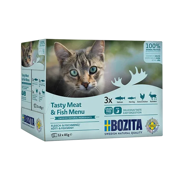 Bozita Feline Meat & Fish In Sauce 12x85g