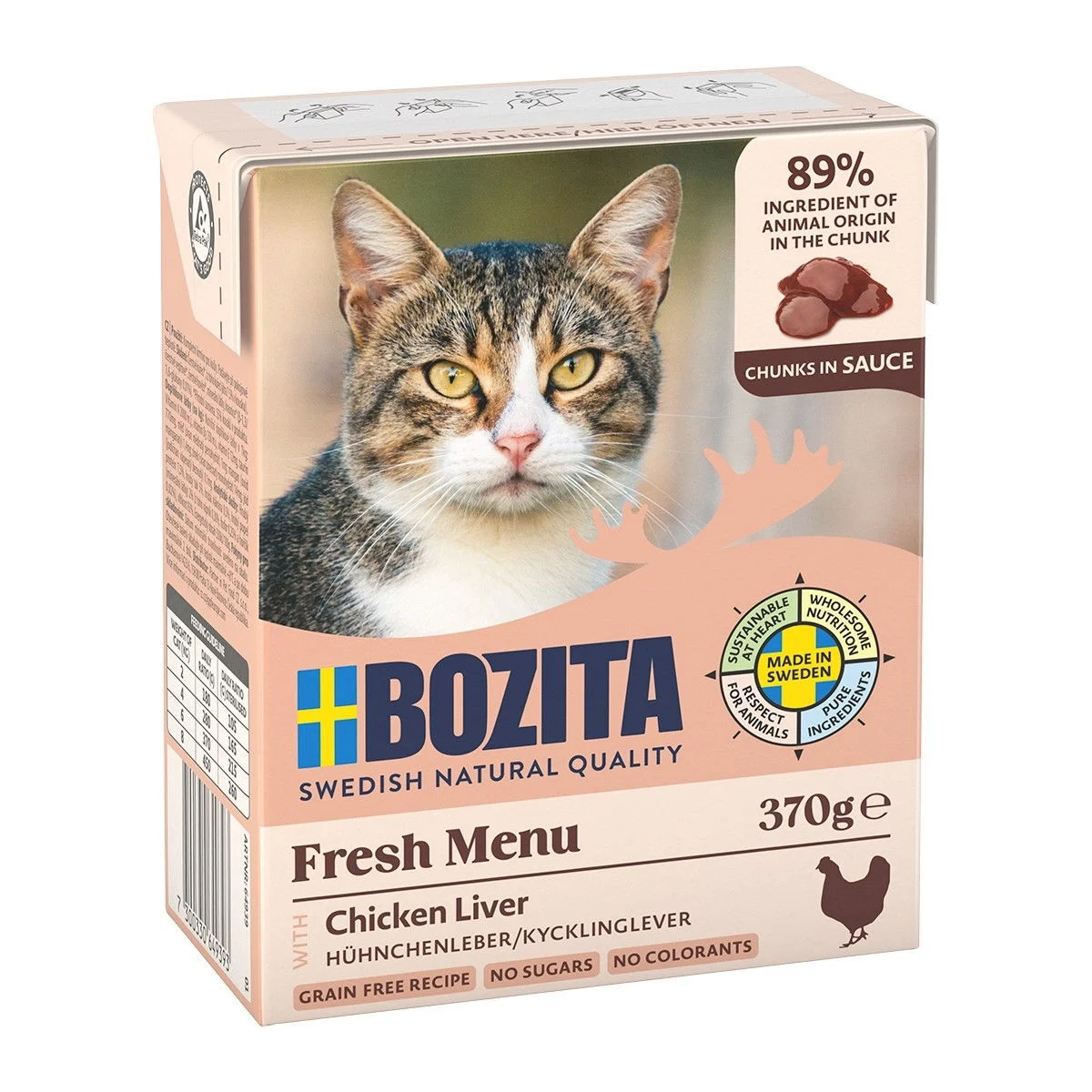 Bozita kananmaksaa kastikkeessa 370 g