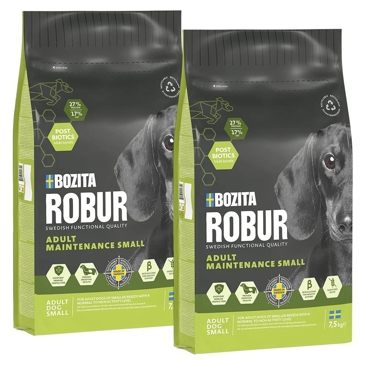 Bozita Robur Adult Maintenance Mini 2×7,5 kg