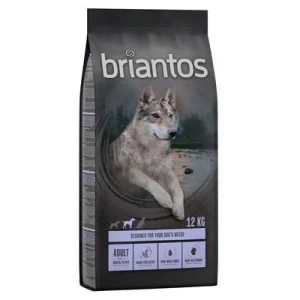 Briantos-säästöpakkaus 2 x 12 / 14 kg Adult ankka & peruna, viljaton (2 x 12 kg)