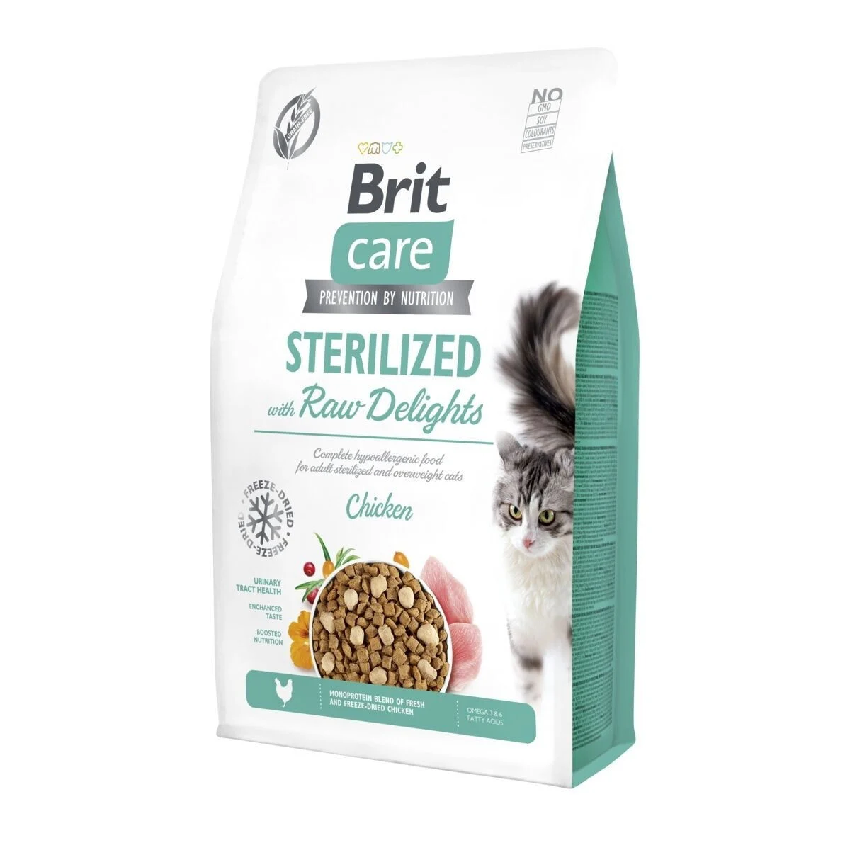 Brit Care Cat Sterilized with Raw Delights 2kg