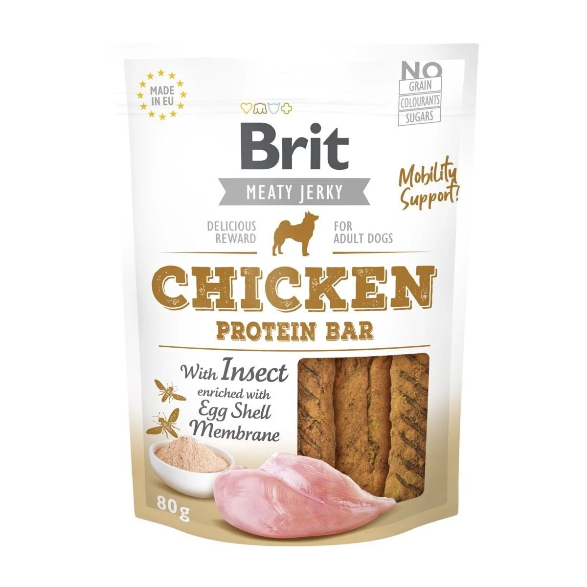 Brit Care Jerky Protein Bar kana ja hyönteiset