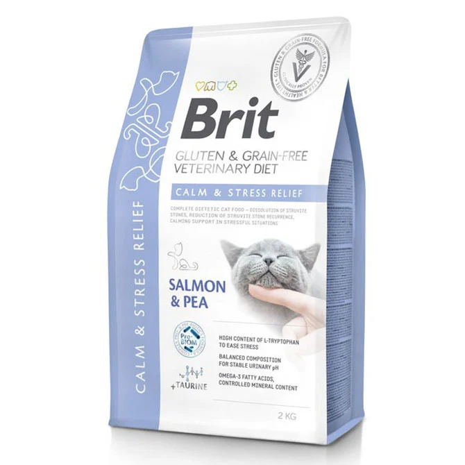 Brit GF Vet Diet Cat Calm&Stress Relief 2kg - Image 2