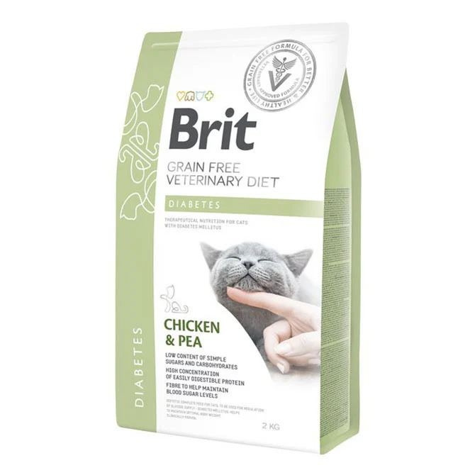 Brit GF Vet Diet Cat Diabetes 2kg