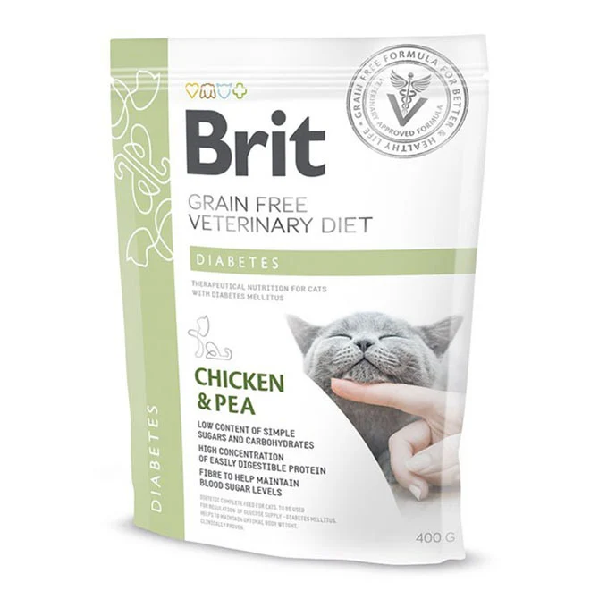 Brit GF Vet Diet Cat Diabetes 400g