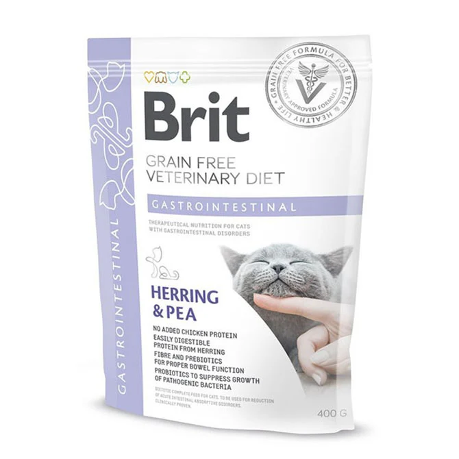 Brit GF Vet Diet Cat Gastrointestinal 400g