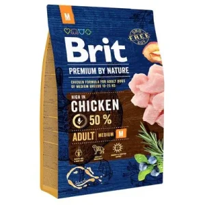 Brit Premium by Nature Adult Medium Breed kana 3 kg