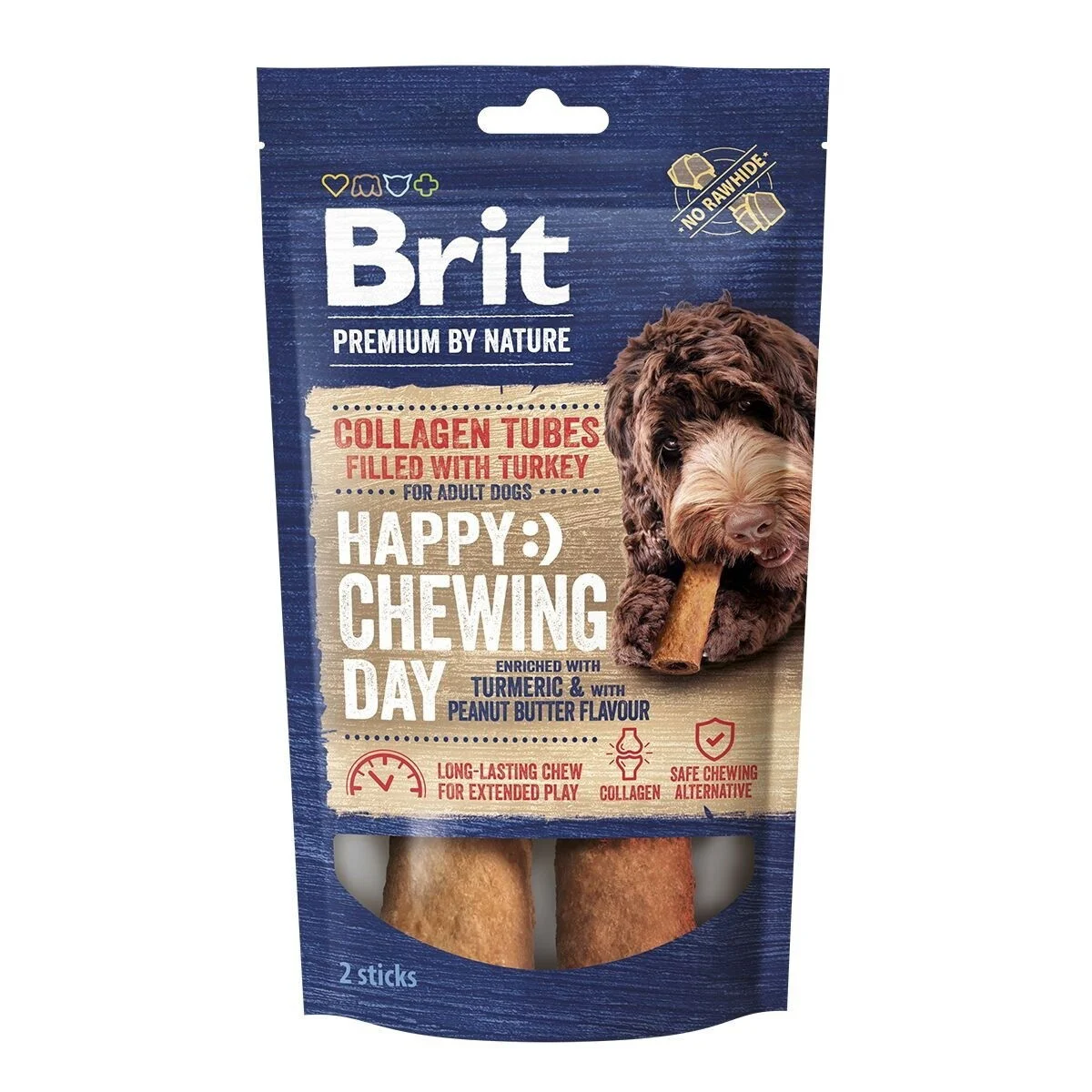 Brit Premium by Nature Collagen Puruluut kalkkunalla 2 kpl