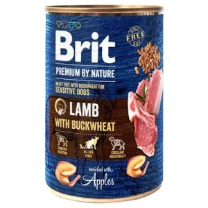 Brit Premium by Nature -säästöpakkaus 12 x 400 g Lampaanliha ja tattari