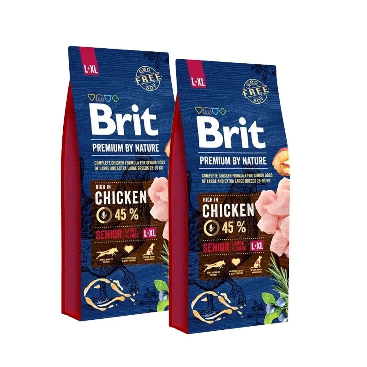 Brit Premium By Nature Senior L-XL 2×15 kg
