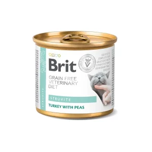 Brit Veterinary Diet Cat Struvite Grain Free wet 200 g