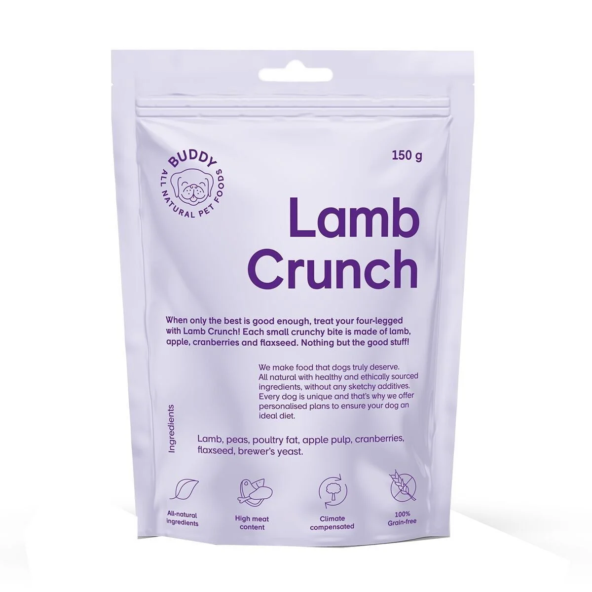 Buddy Lammasherkku koiralle 150g