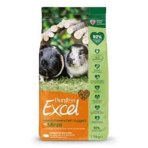 Burgess Excel Adult Guinea Pig Nuggets minttu 1,75 kg