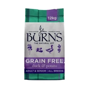 Burns Adult & Senior Sensitive ankka & peruna 12 kg
