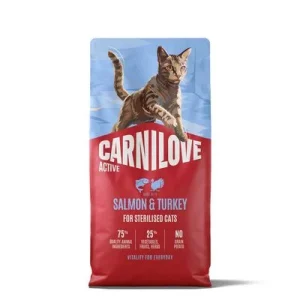 Carnilove Active Adult Sterilised lohi ja kalkkuna 6 kg