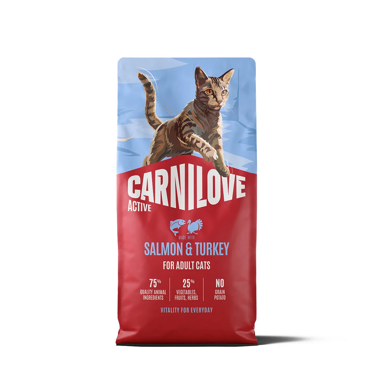 Carnilove Cat Adult Active Salmon & Turkey