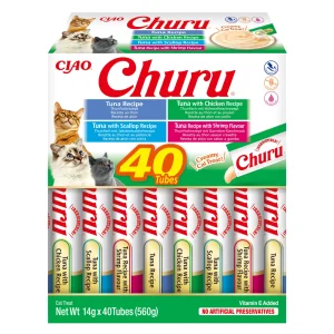 Cat Cremy Tuna Seafood Varieties 40x14g