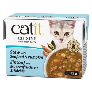 Catit Cuisine -lihapata 12 x 95 g merenelävät ja kurpitsa